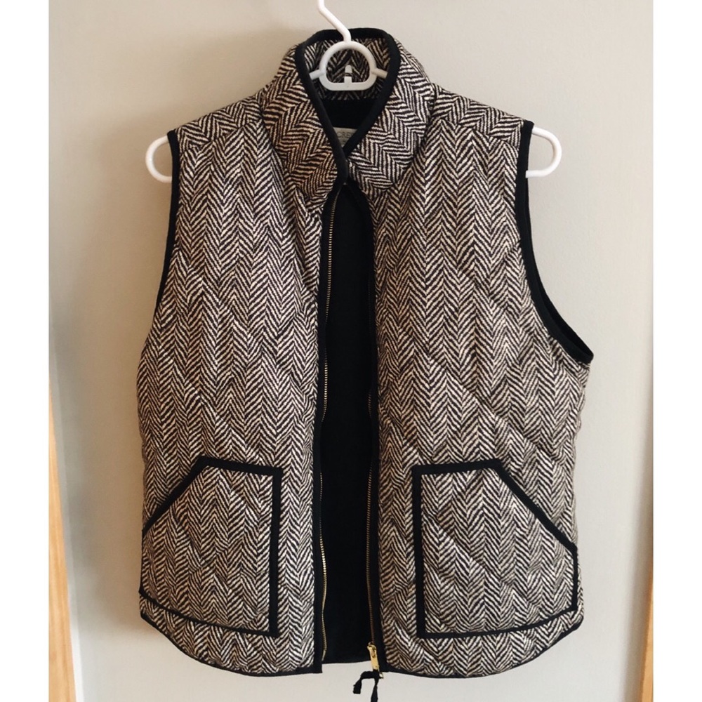 J Crew Herringbone Vest